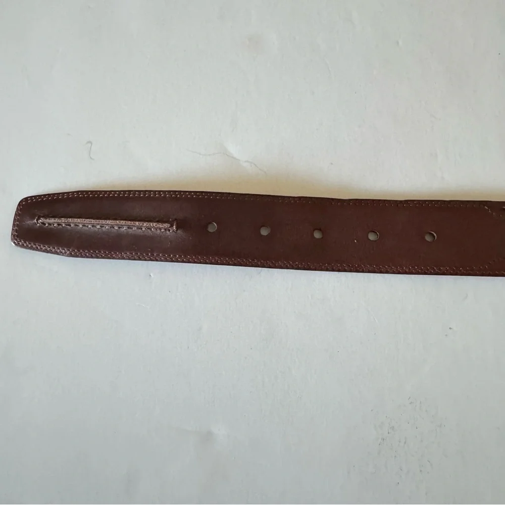 Mezlan Brown Leather Belt size 42